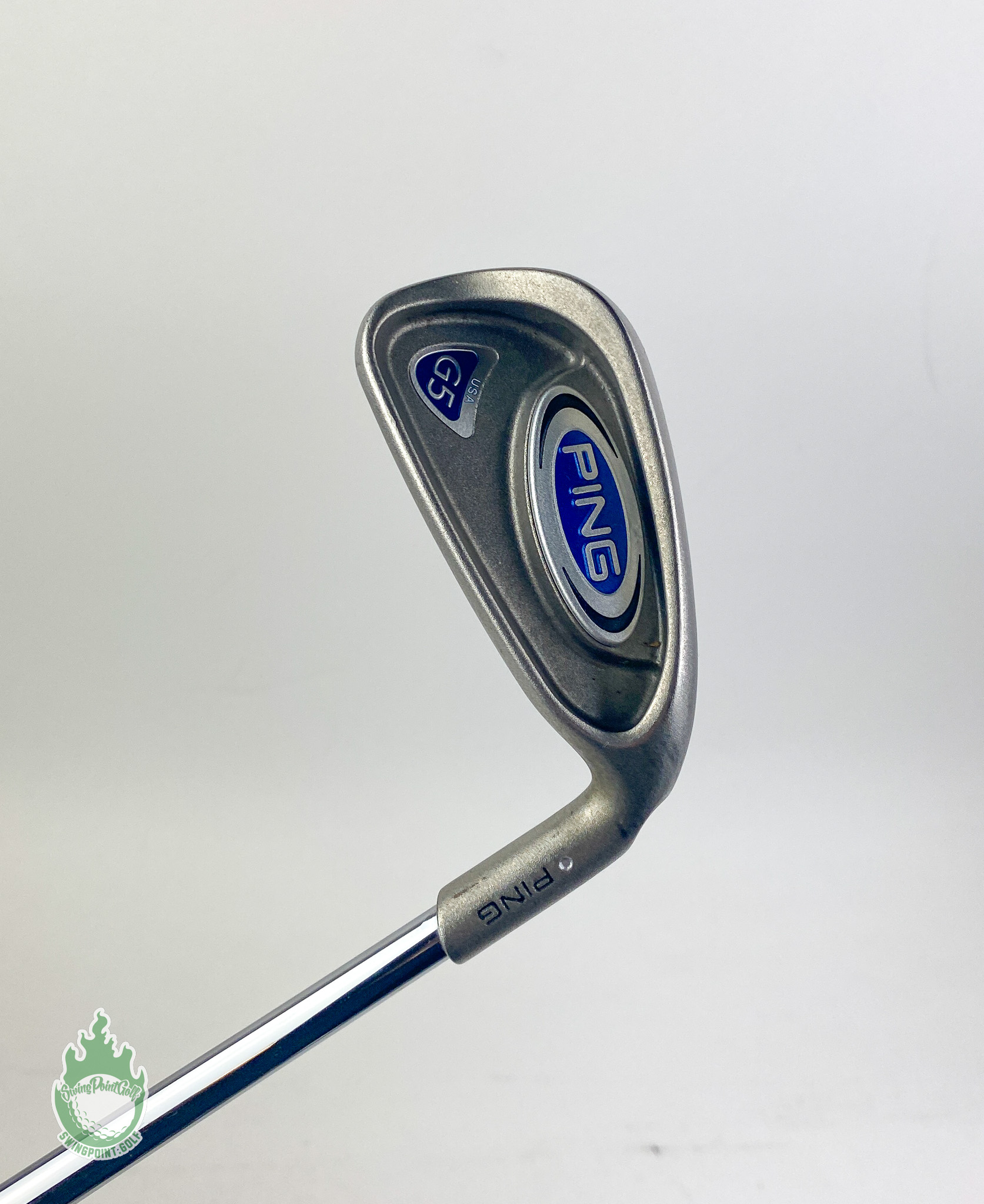Used Right Handed Ping G5 White Dot 6 Iron Stiff Flex Steel Golf  display picture 1