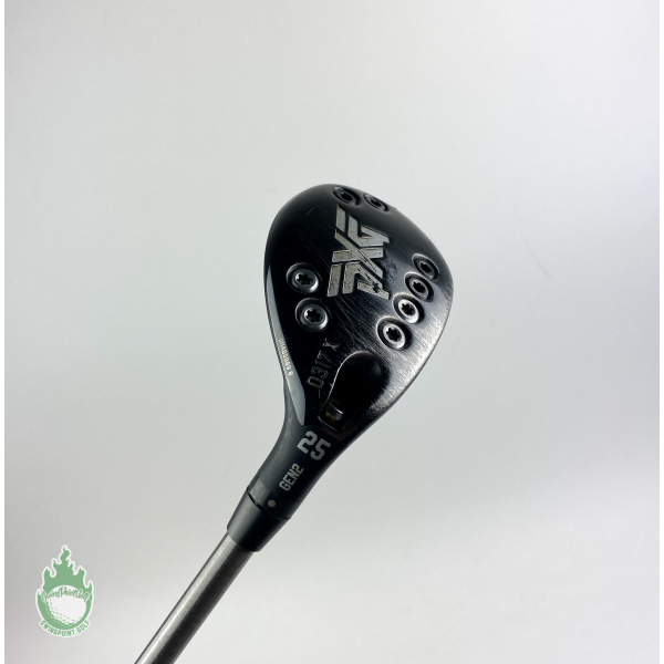 Used PXG 0317X 5 Hybrid 25* SteelFiber i70 Regular Flex Graphite Golf CP2 Grip