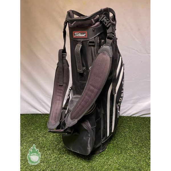 Titleist Golf Cart/Carry Stand Bag Hybrid 14-Way Divided Black W/ Dual Straps