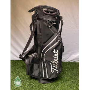Titleist Golf Cart/Carry Stand Bag Hybrid 14-Way Divided Black W/ Dual Straps