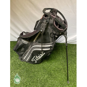 Titleist Golf Cart/Carry Stand Bag Hybrid 14-Way Divided Black W/ Dual Straps