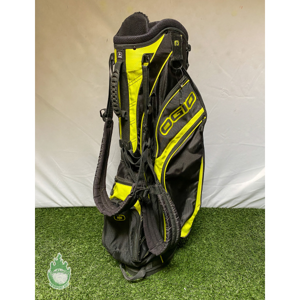 OGIO 7-Way Golf Stand Bag Cart/Carry Black/Green No Rainhood