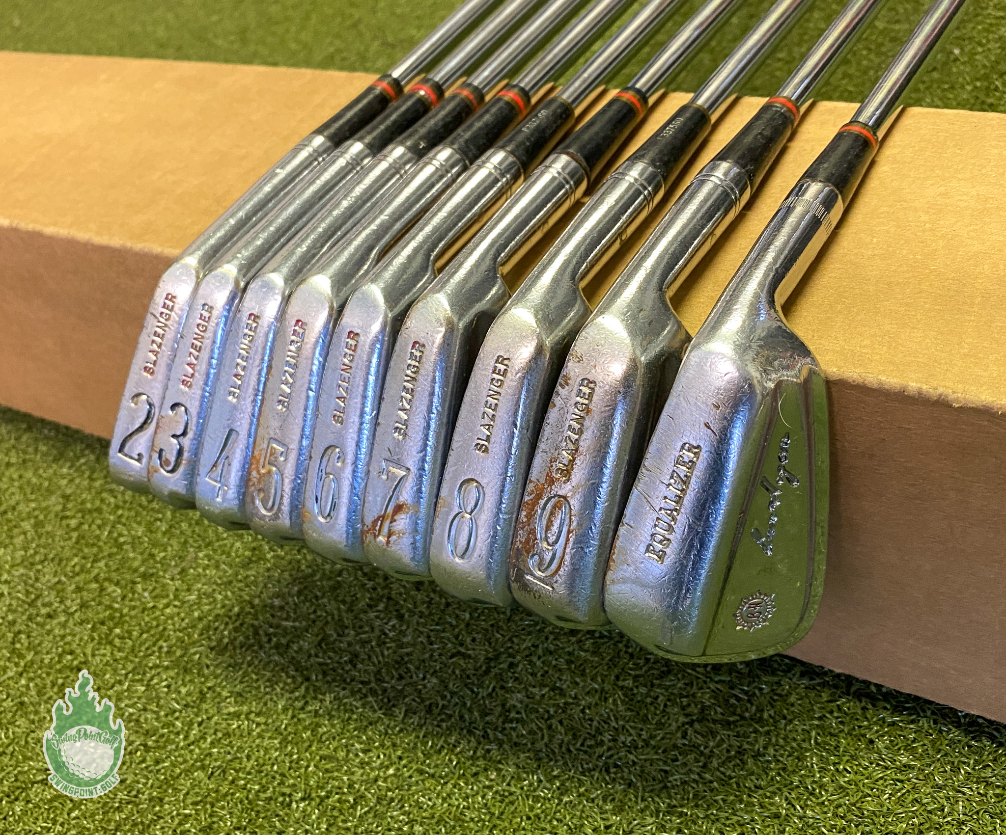 Used Slazenger Ben Hogan Apex Irons 2-EW Apex 3 Regular Flex Steel