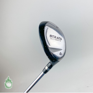 Used Right Handed Strata Ultimate 22* 4 Hybrid Senior Flex Steel Golf Club