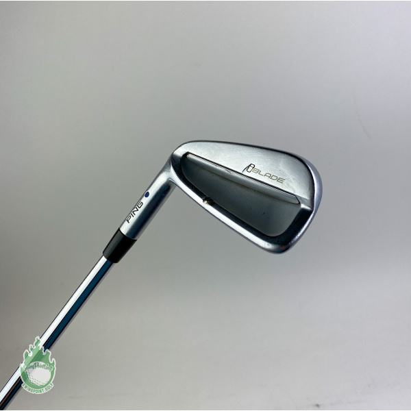 Used LEFT HANDED Ping Blue Dot iBlade 6 Iron Stiff Flex Steel Golf Club