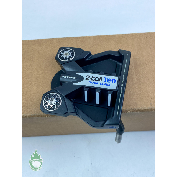 Used Right Handed Odyssey 2-Ball Ten Tour Lined S Putter HEAD ONLY Golf Club
