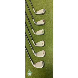 Used LH 2017 TaylorMade M2 Irons 5-PW REAX 55 Senior Flex Graphite Golf Set
