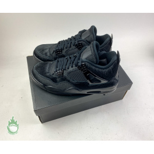 New Nike Air Jordan IV 4 G Black Cat Pony Hair CU9981-001 Men’s Sz US 10.5