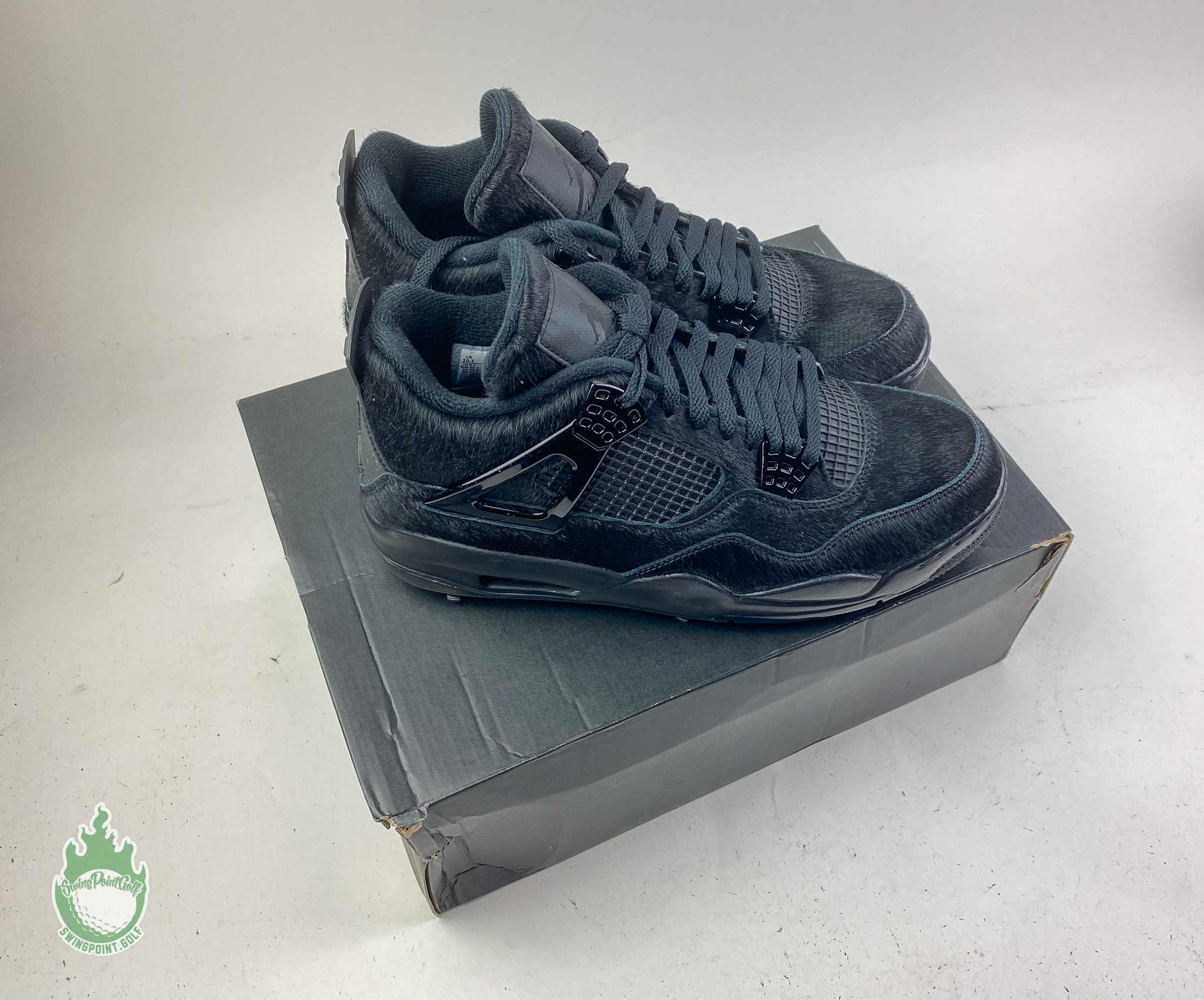 olivia kim air jordan 4 pony hair