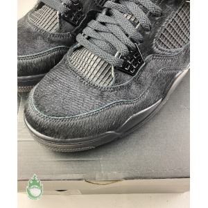 New Nike Air Jordan IV 4 G Black Cat Pony Hair CU9981-001 Men’s Sz US 10.5