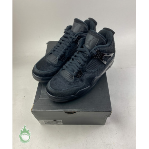 New Nike Air Jordan IV 4 G Black Cat Pony Hair CU9981-001 Men’s Sz US 10.5