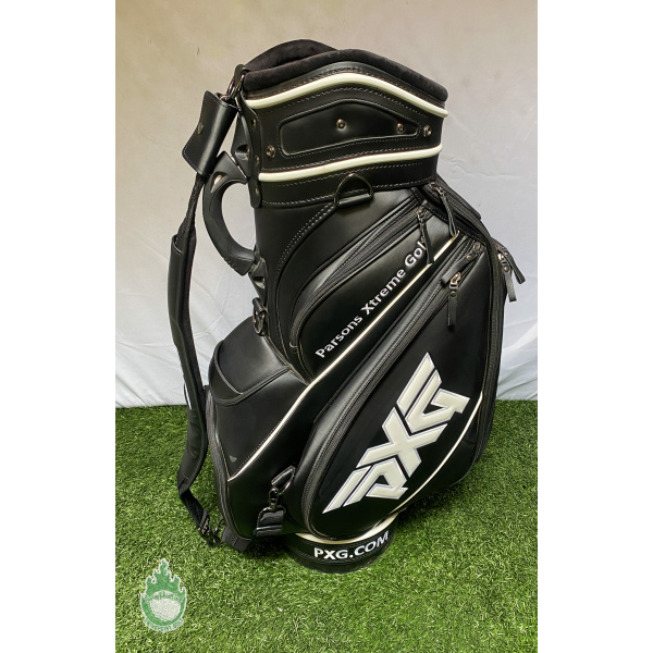 使い勝手の良い Bag Staff Golf PXG Used Gently Very Black With 6-Way ゴルフバッグ・キャディバッグ