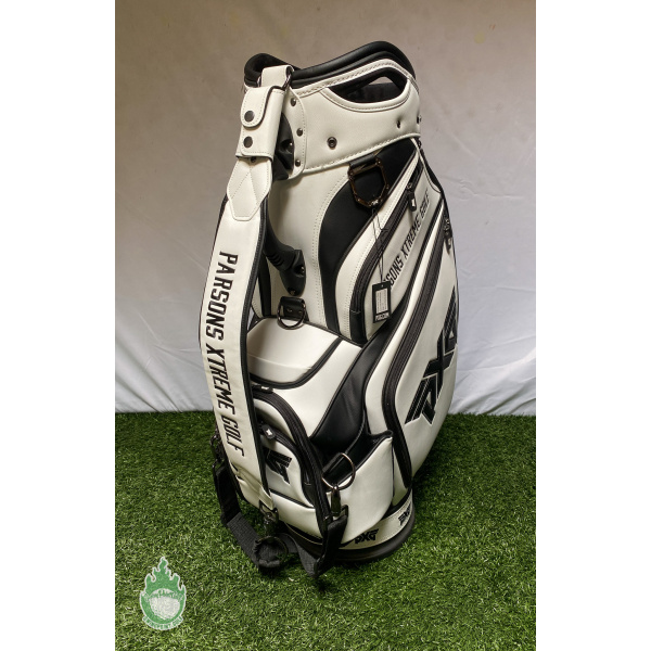 New With Tag PXG Staff Bag White 6-Way w/ Handles & Rainhood