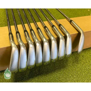 Used Cobra King F7 One Length Irons 4-PW/GW/SW Tour 105g Stiff Steel Golf Set