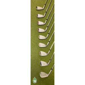 Used Cobra King F7 One Length Irons 4-PW/GW/SW Tour 105g Stiff Steel Golf Set