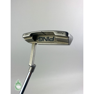 Used LEFT Handed Ping Black Dot G2 Anser 34" Blade Putter Steel Golf Club