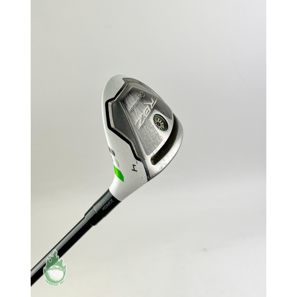 Used TaylorMade RBZ Rescue 4 Hybrid 22* 65g Regular Flex Graphite Golf w/HC