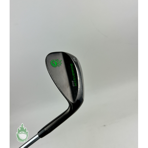 Used RH BombTech Golf 52° Wedge Steel Wedge Flex Golf Club BombTech Grip