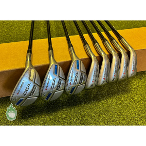 Used RH Adams IDEA a7OS Combo Irons 3H 4H 5H 6-PW Regular Graphite Golf Set