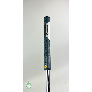 Used TaylorMade Spider X Platinum/White 35" Putter Steel Golf Club w/ Headcover