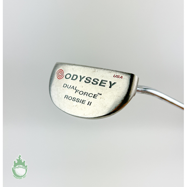 Used Right Handed Odyssey Dual Force Rossie II 35" Putter Steel W/ Headcover