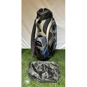 Used Callaway X 10 Way Cart Carry Golf Bag w/ Strap & Rainhood