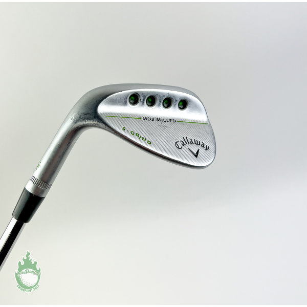 Used LEFT Callaway MD3 Milled S Grind Wedge 50*-10 Wedge Flex Steel Golf Club