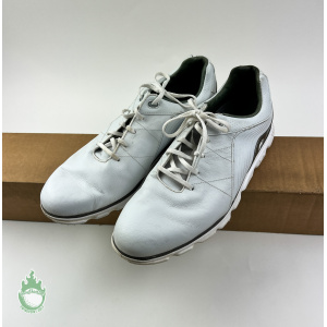 FootJoy FJ Pro SL Golf Shoes 53267 White Silver Soft Spikes Mens Size 13 M