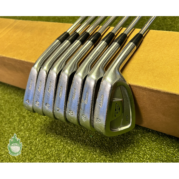 Used RH Mizuno T-Zoid Pro Irons 4-PW Dynalite Gold R400 Regular Steel Golf Set