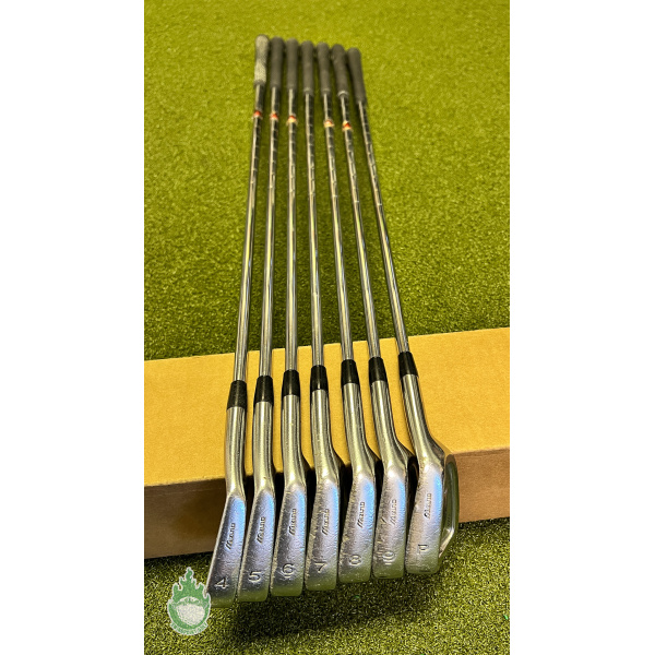 Used RH Mizuno T-Zoid Pro Irons 4-PW Dynalite Gold R400 Regular