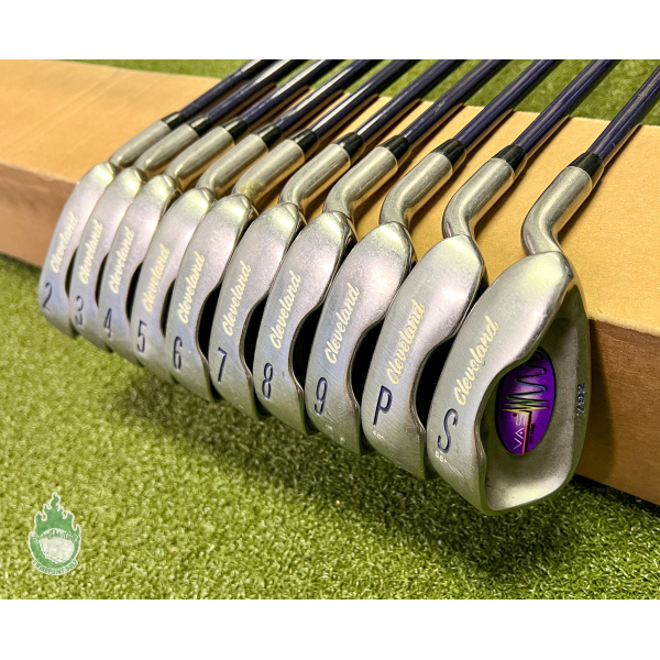 Used RH Cleveland VAS 792 Irons 2-PW/SW Regular Flex Graphite Golf Club ...