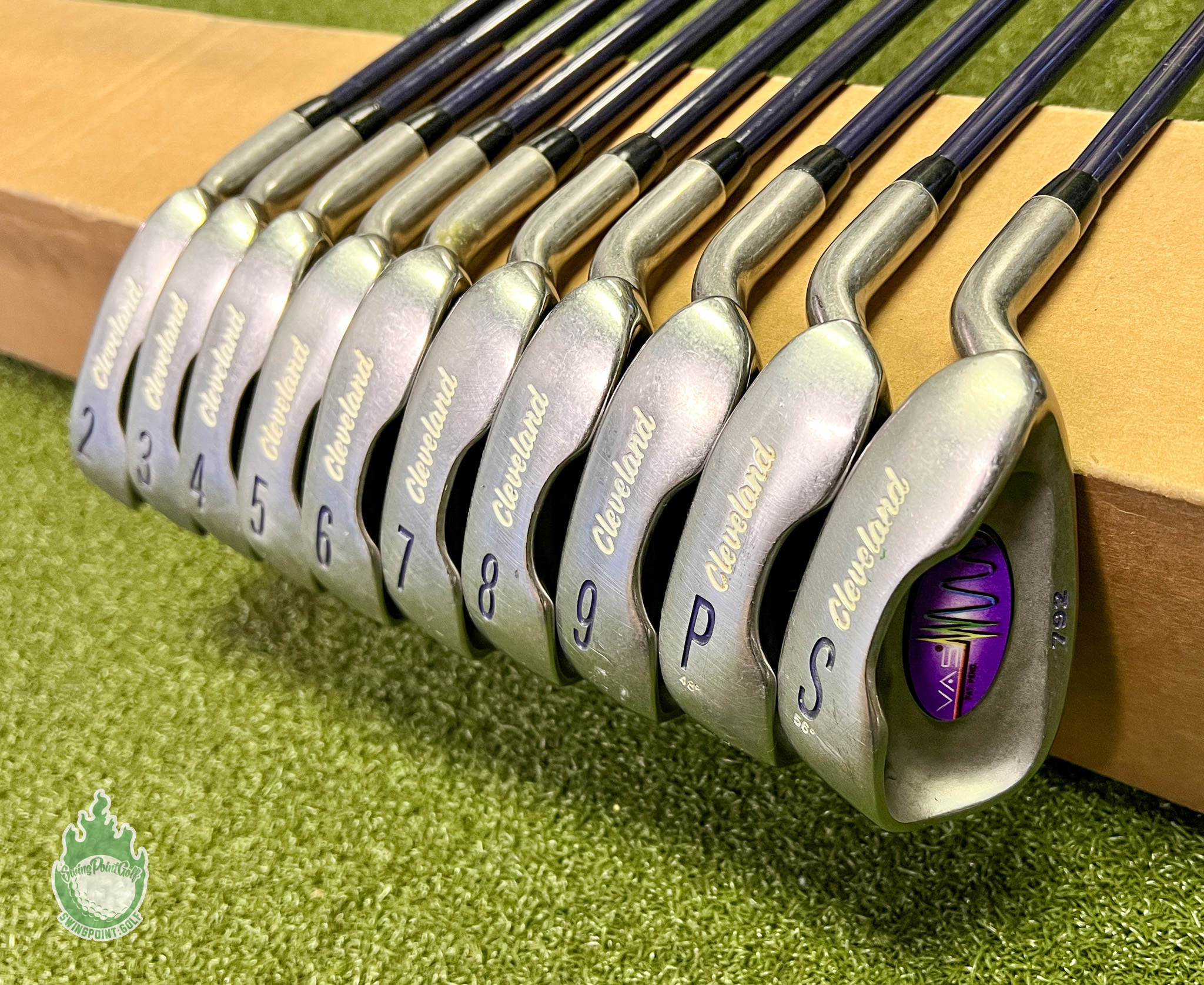 Used RH Cleveland VAS 792 Irons 2-PW/SW Regular Flex Graphite Golf Club Set  · SwingPoint Golf®