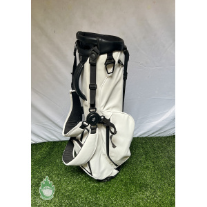 Used Vessel VLX Golf White Stand Bag w/ Backpack Straps