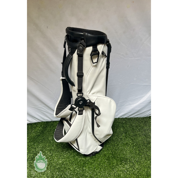 Used Vessel VLX Golf White Stand Bag w/ Backpack Straps