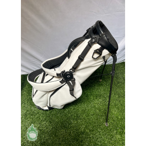 Used Vessel VLX Golf White Stand Bag w/ Backpack Straps