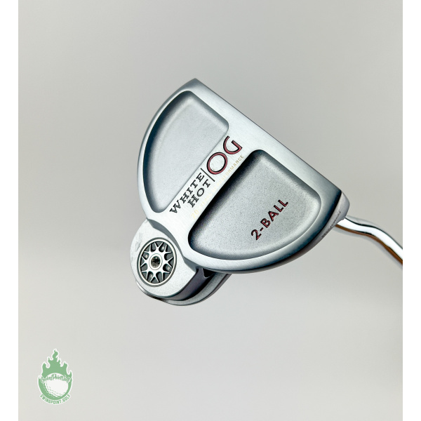 Used Right Handed Odyssey White Hot OG 2-Ball 34" Putter Steel Shaft Golf