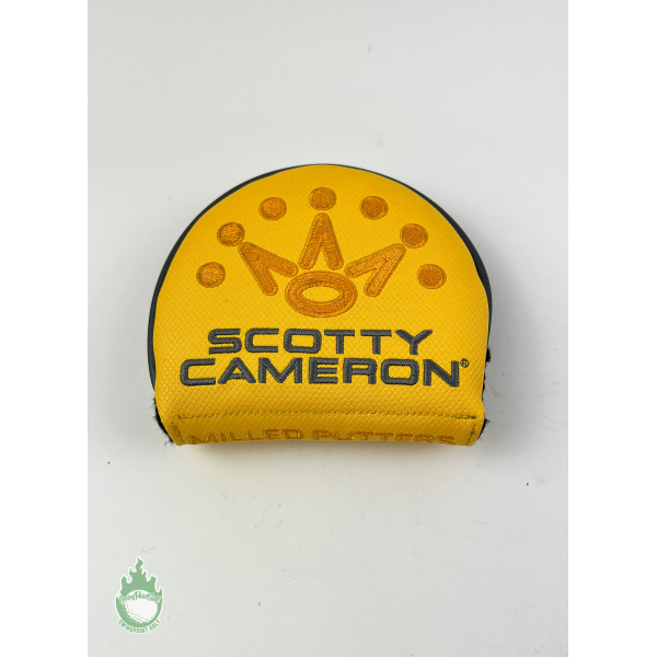 Used Left Handed Scotty Cameron Yellow/Gray Crown Mallet Milled