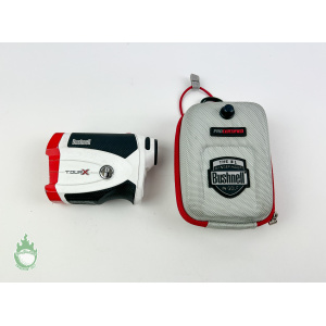 Used Bushnell Tour X Golf Laser Rangefinder w/ Jolt Technology & Magnetic Grip