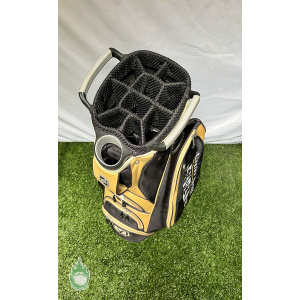 NHL Vegas Golden Knights 10-way Cart Carry Bag 6 Pockets w/ Rainhood & Strap