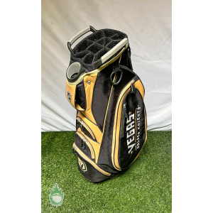 NHL Vegas Golden Knights 10-way Cart Carry Bag 6 Pockets w/ Rainhood & Strap