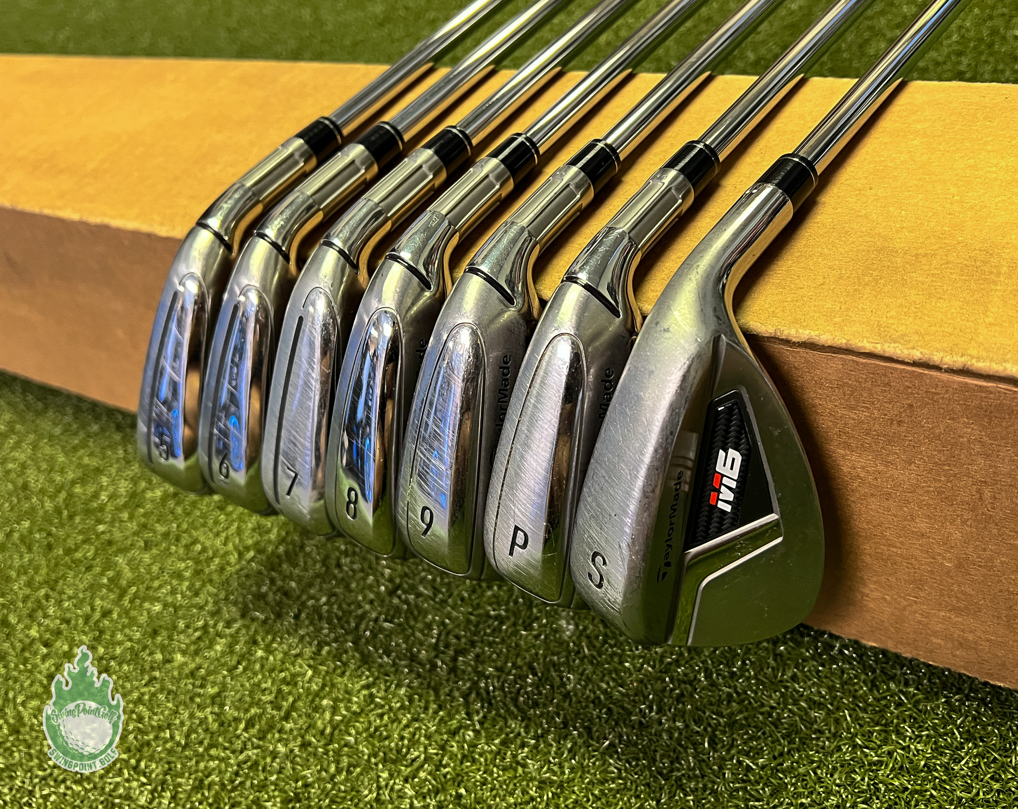 Used RH TaylorMade M6 Irons 5-PW/SW Japan-Spec 85g Regular Used RH TaylorMade M6 Irons 5-PW/SW Japan-Spec 85g Regular