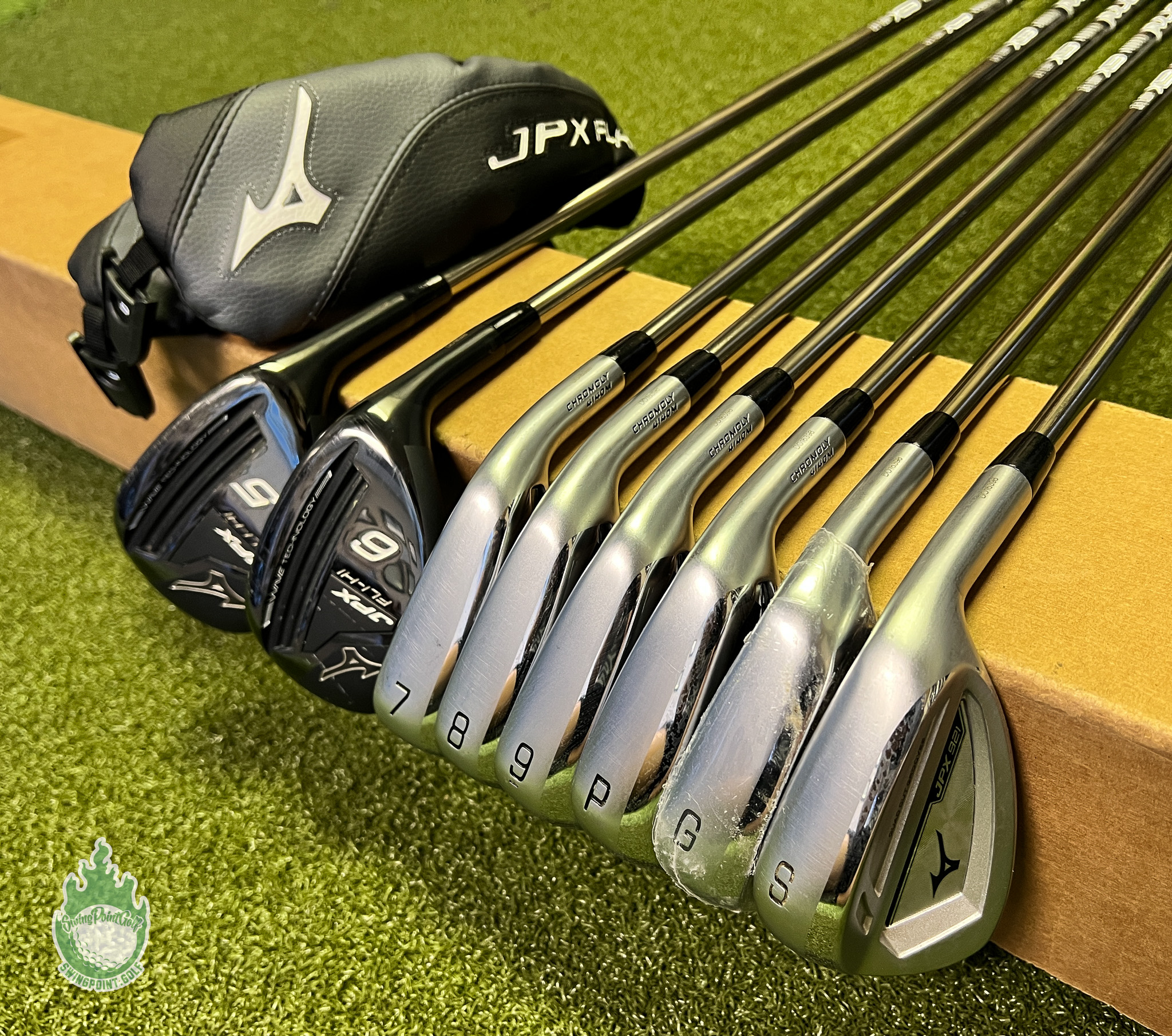 Mizuno JPX 921 Hot Metal Combo Irons 5H 6H 7-PW/GW/SW Senior