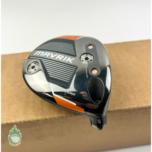 Used Tour Issue TC RH Callaway Mavrik Sub Zero 3 Wood 15* HEAD ONLY Golf Club