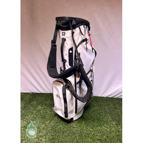 Pre-Owned OGIO 4-Way Golf Stand Bag Cart/Carry White No Rainhood