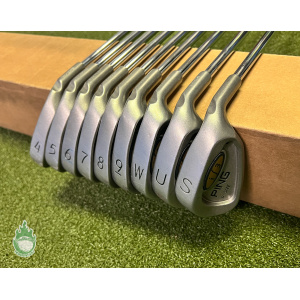 Used Ping Black Dot i3 O-Size Irons 4-PW/UW/SW JZ Regular Steel Golf Club Set