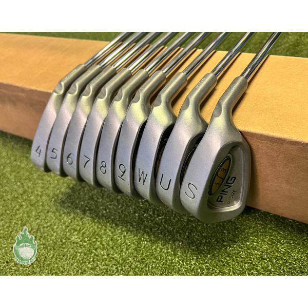 Used Ping Black Dot i3 O-Size Irons 4-PW/UW/SW JZ Regular Steel Golf Club Set