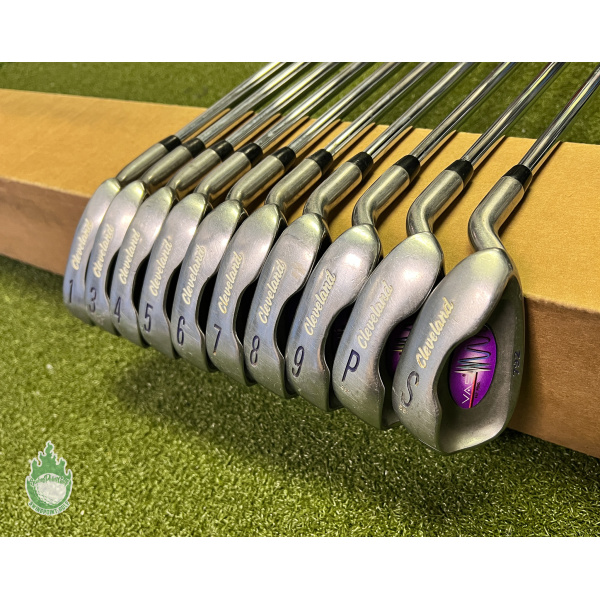 Used Right Handed Cleveland VAS 792 Irons 1,3-PW/SW Uniflex Steel Golf ...