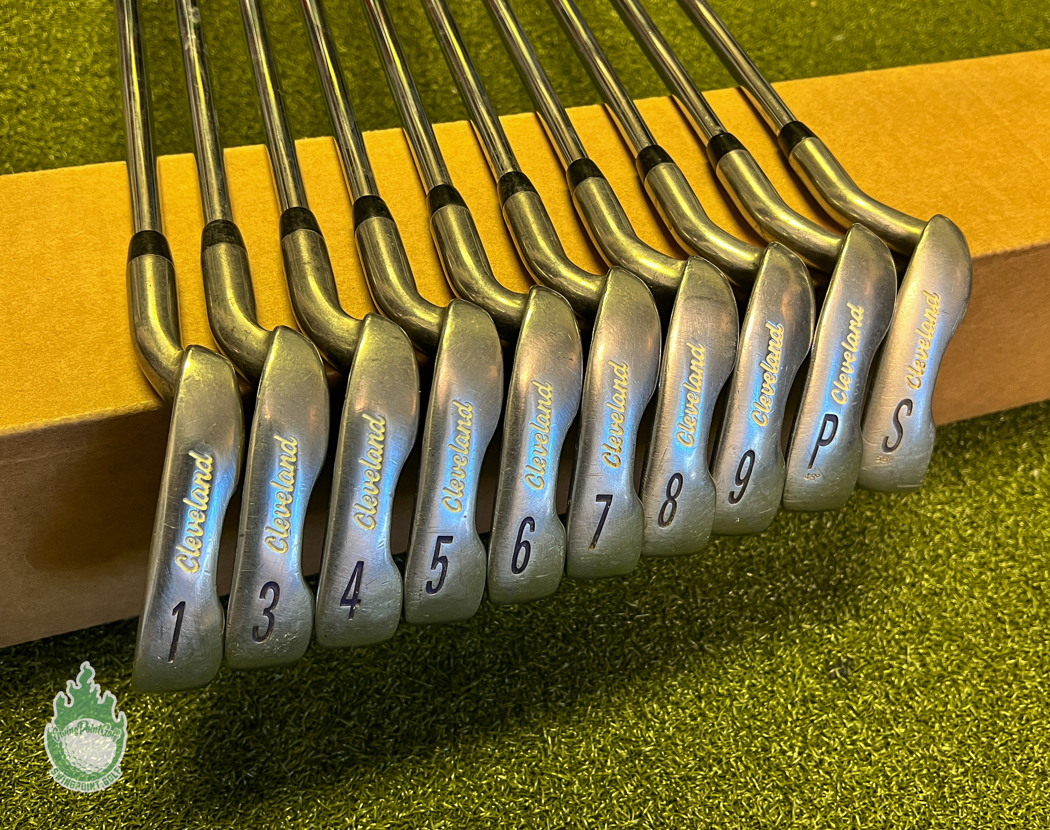 Used Right Handed Cleveland VAS 792 Irons 1,3-PW/SW Uniflex Steel Golf ...