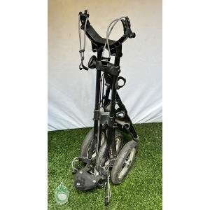 Used Sun Mountain 3 Wheel Speed Cart Golf Black Push Cart Ships Free