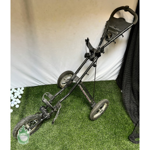 Used Sun Mountain 3 Wheel Speed Cart Golf Black Push Cart Ships Free